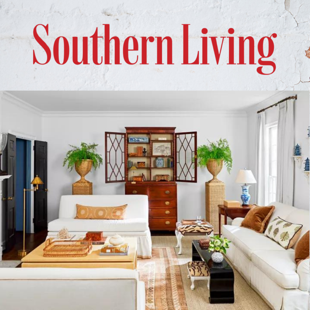 Tracey Wooster Design Featured in Southern Living's 5 Designer-Approved Tips For Living Room Rug Placement