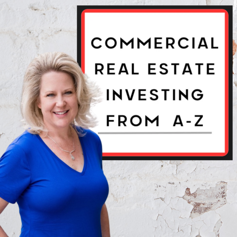 graphic of Angela Healy featured with Commercial Real Estate Investing From A to Z