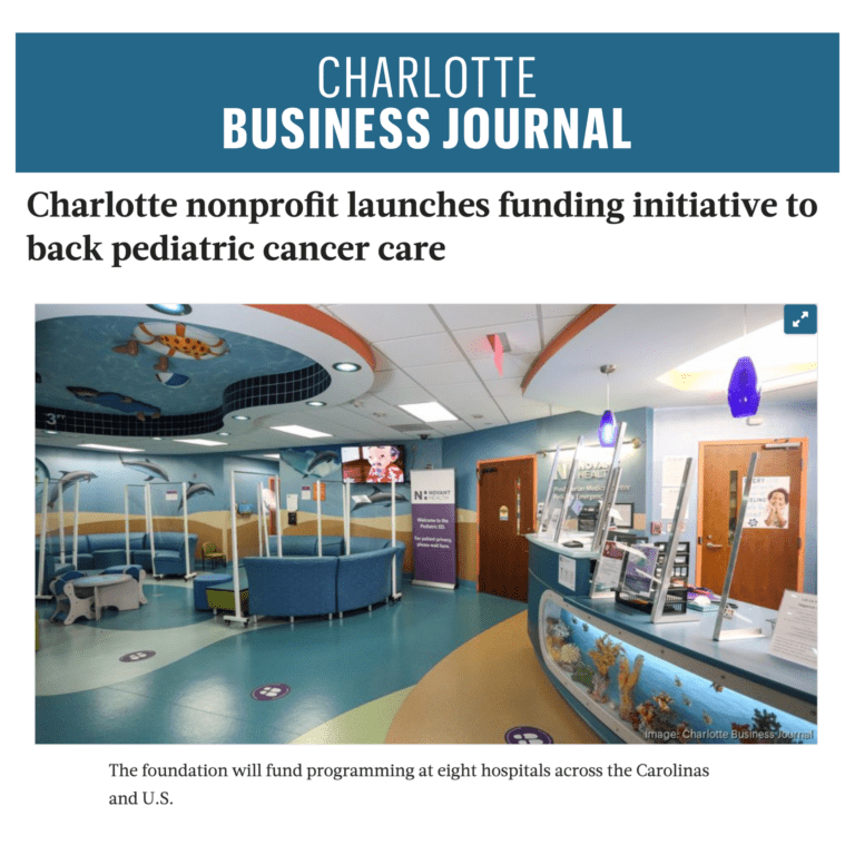 Charlotte nonprofit launches funding initiative to back pediatric cancer care