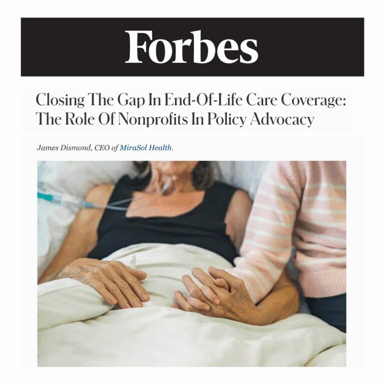 MiraSol Health CEO James Dismond Featured in Forbes Article